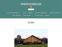 Tablet Screenshot of fremontnazarene.com